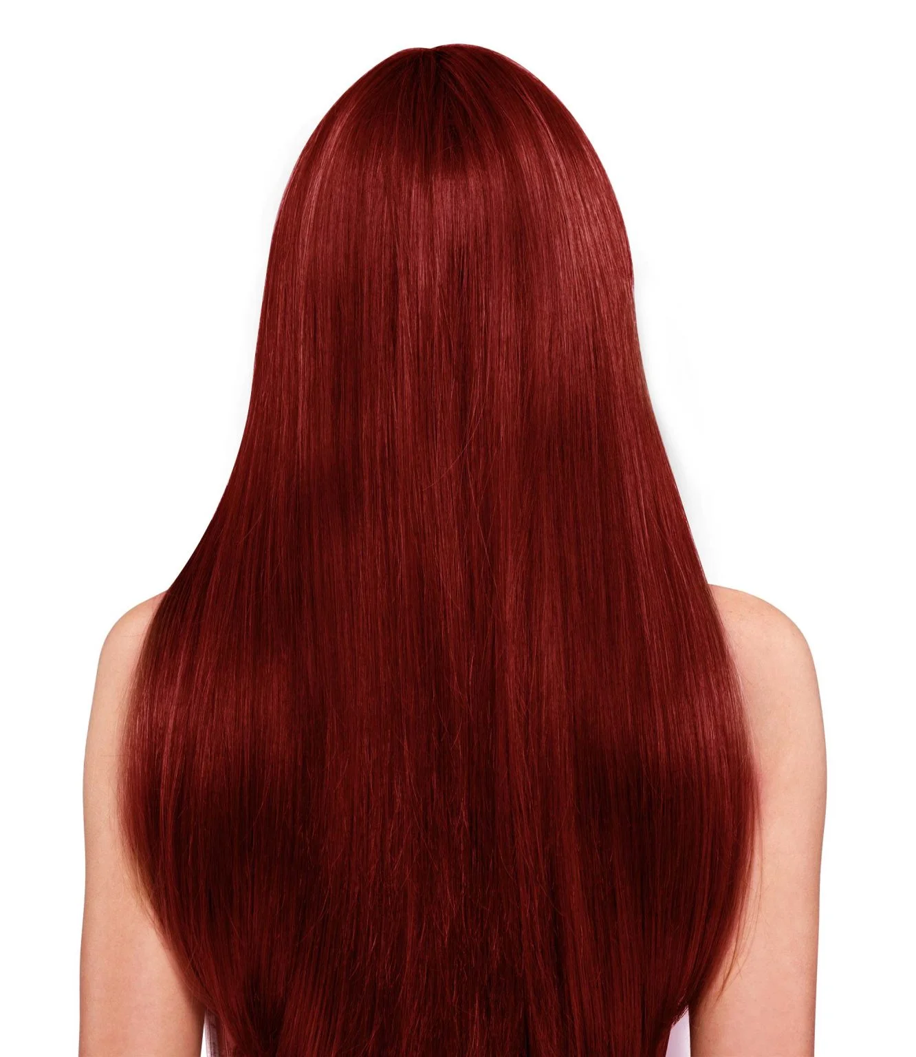 Wine Red Henna Hair Color